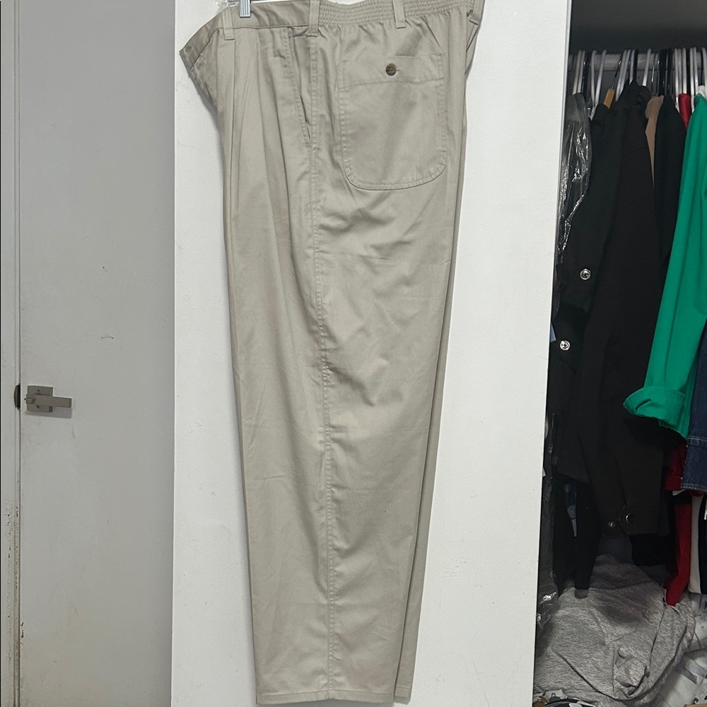Basic Editions Men's Khaki Chinos